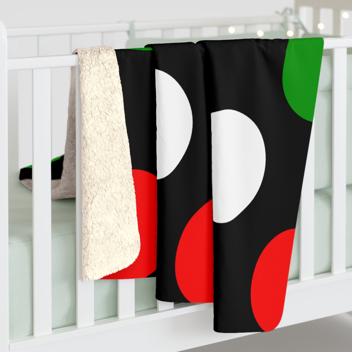 Sudan Retro Polka Dots Blanket Throw