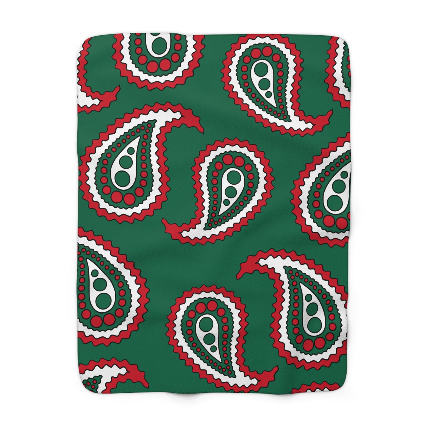 Mexico Retro Paisley Blanket Throw