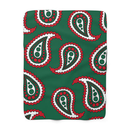 Mexico Retro Paisley Blanket Throw