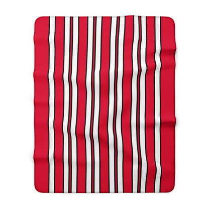 Poland Retro Stripes Blanket Throw