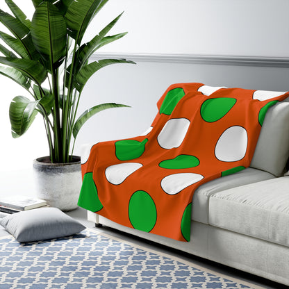 Niger Retro Polka Dots Blanket Throw