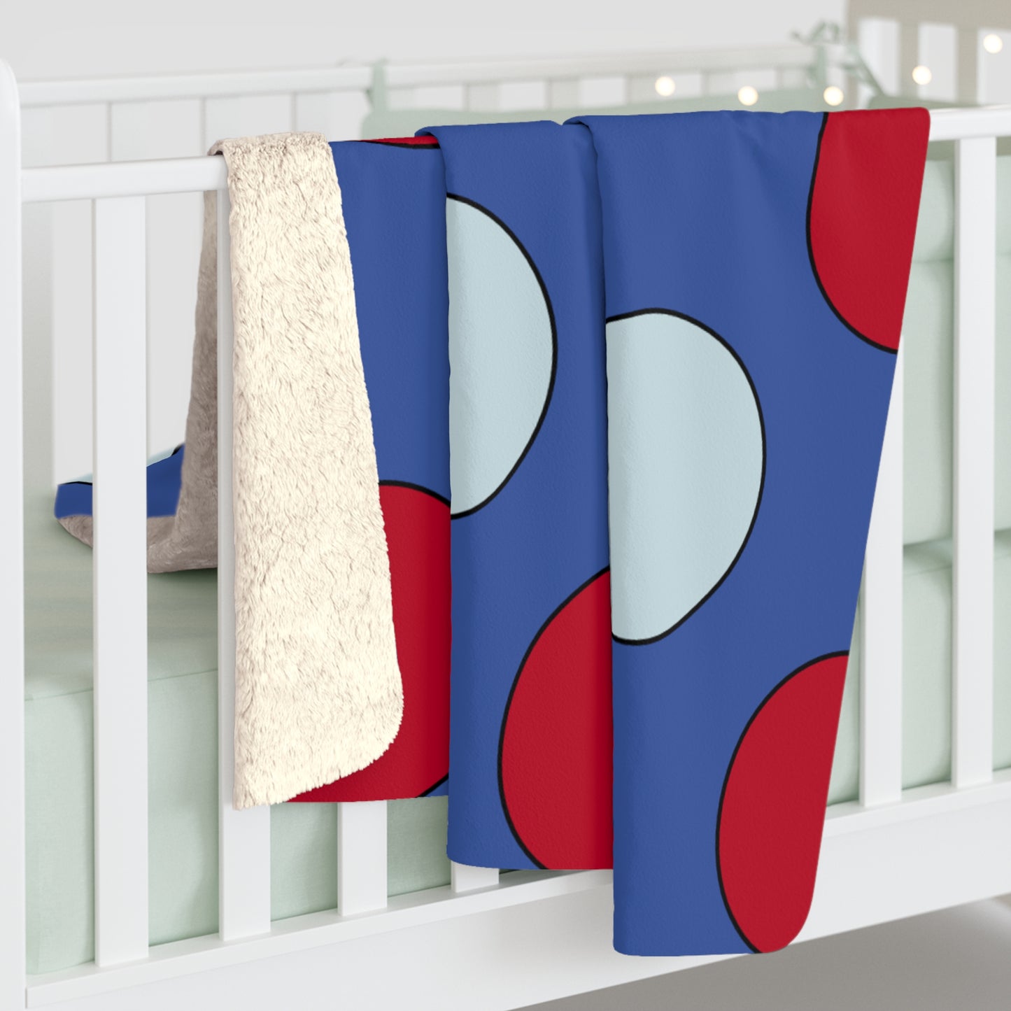 Guam Retro Polka Dots Blanket Throw