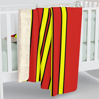 Vietnam Retro Stripes Blanket Throw