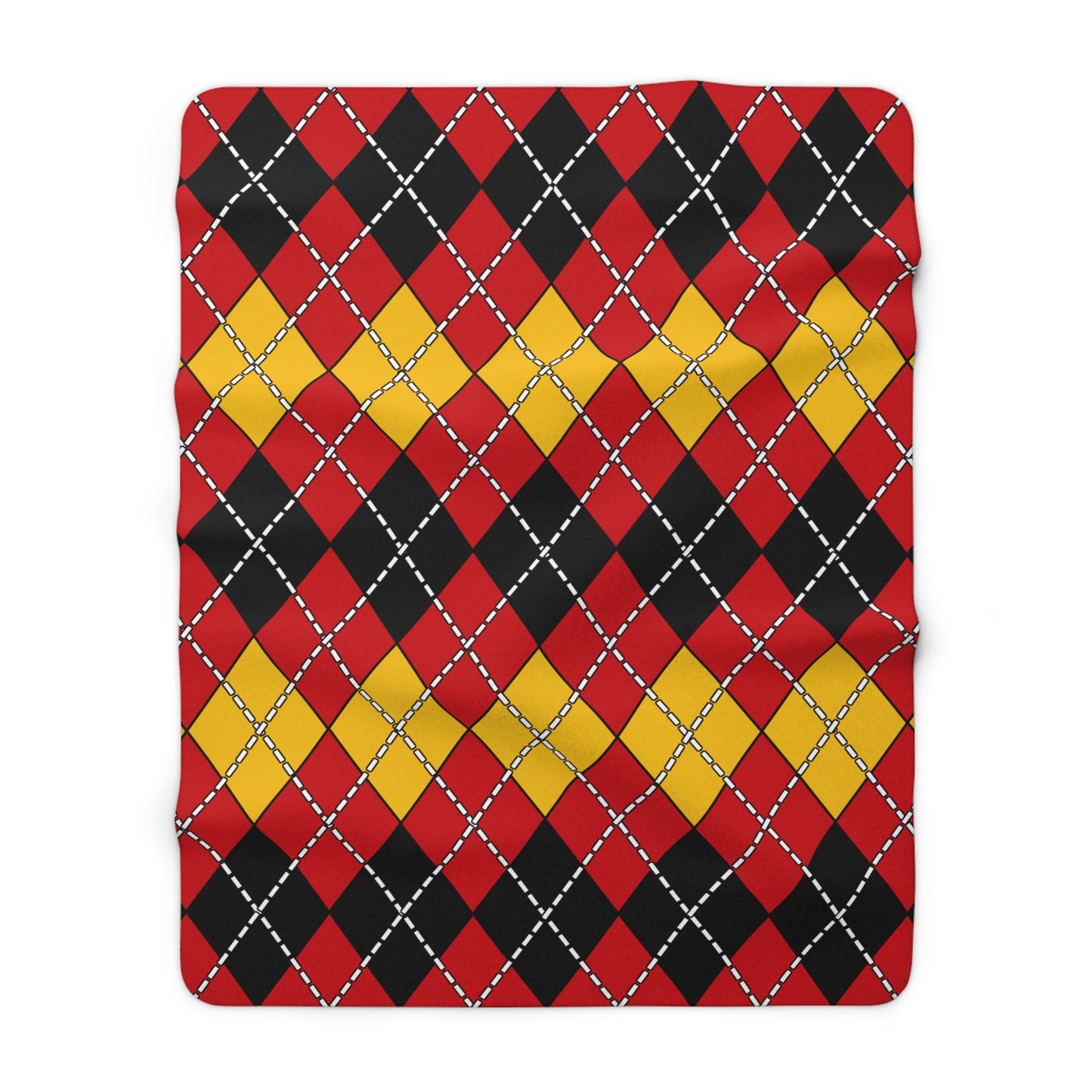 Timor Leste Retro Argyle Blanket Throw