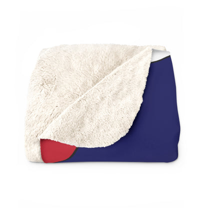 British Virgin Islands Retro Polka Dots Blanket Throw