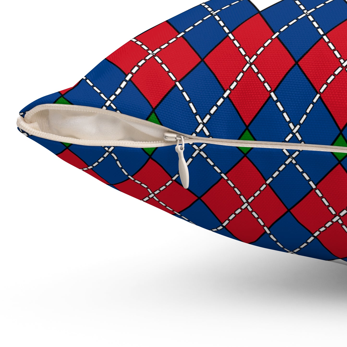 Belize Retro Argyle Cushion Pillow
