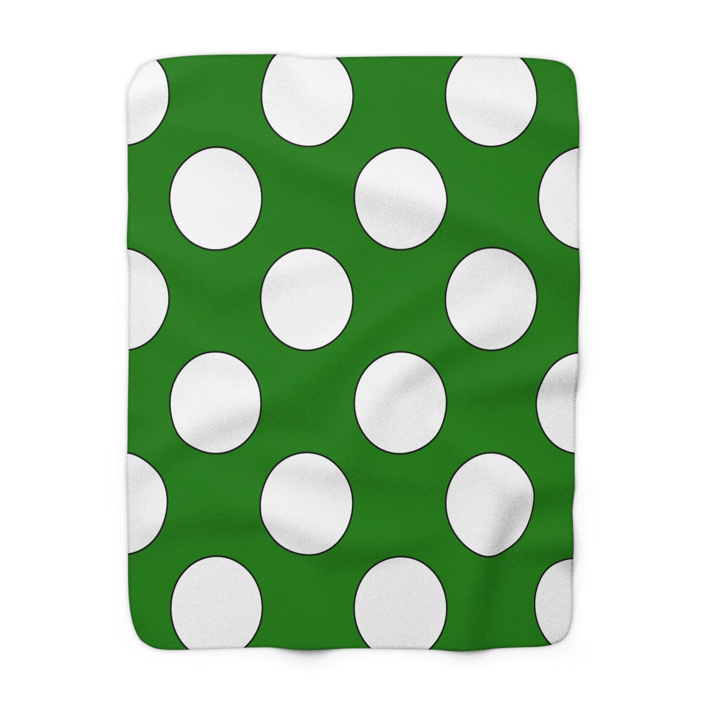 Norfolk Island Retro Polka Dots Blanket Throw
