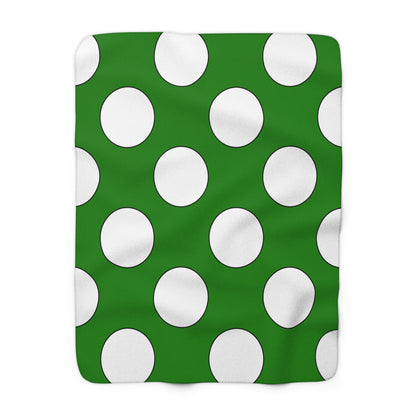 Norfolk Island Retro Polka Dots Blanket Throw