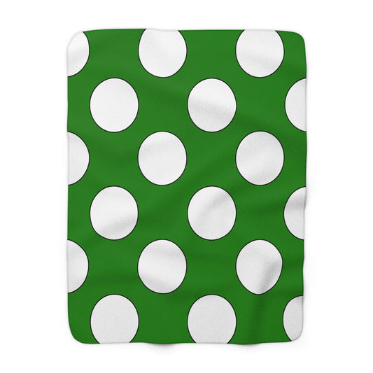 Norfolk Island Retro Polka Dots Blanket Throw