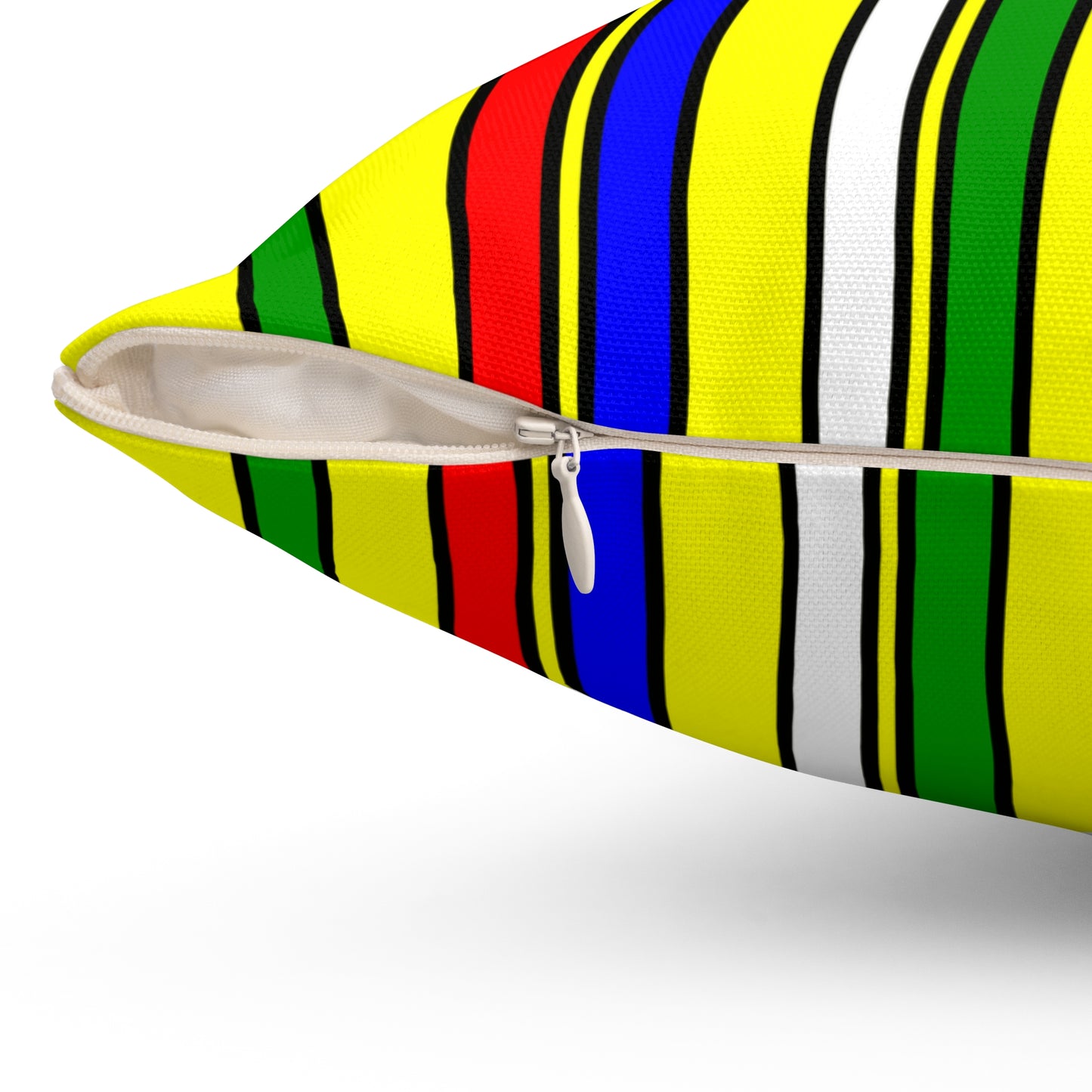 Central African Republic Retro Stripes Cushion Pillow