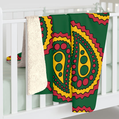 Mauritania Retro Paisley Blanket Throw
