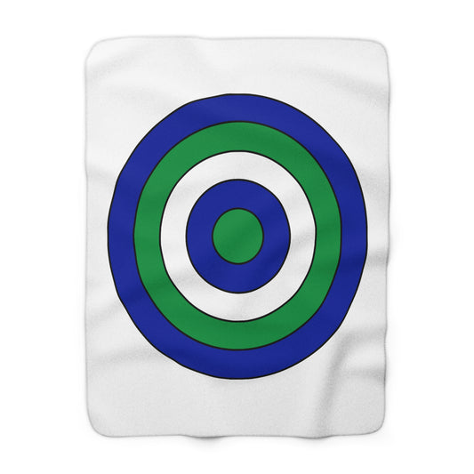 Lesotho Retro Target Blanket Throw
