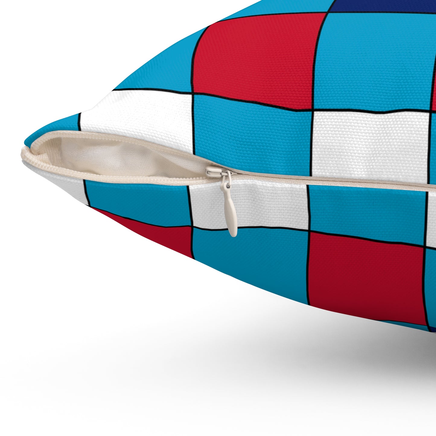 Tuvalu Retro Check Cushion Pillow