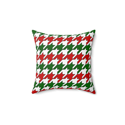 Tajikistan Retro Houndstooth Cushion Pillow