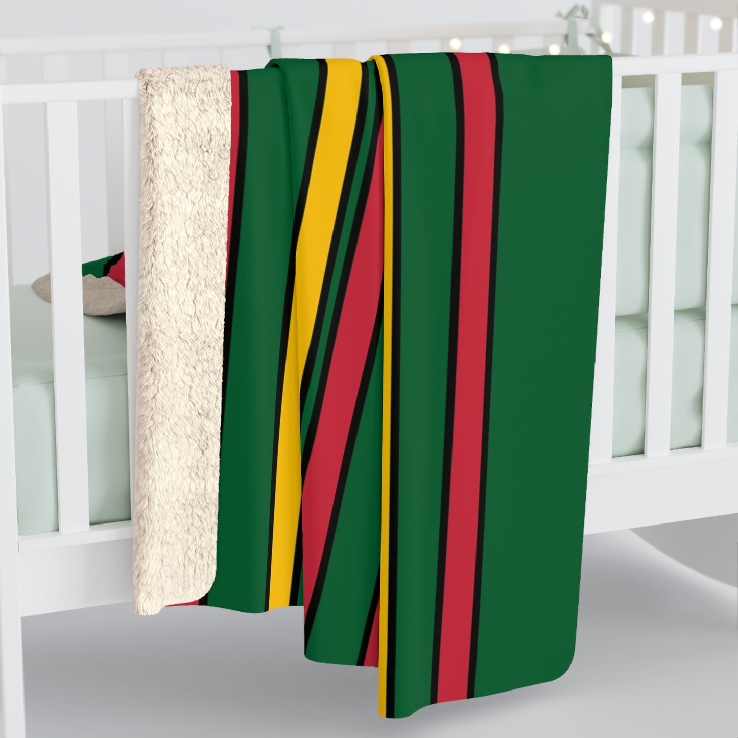 Mauritania Retro Stripes Blanket Throw