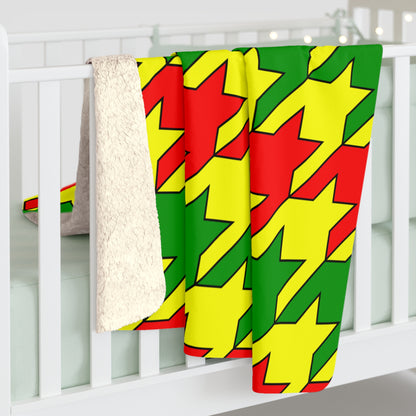 Mali Retro Houndstooth Blanket Throw