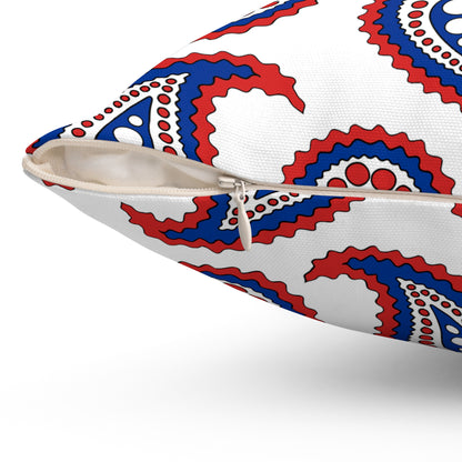 Faroe Islands Retro Paisley Cushion Pillow