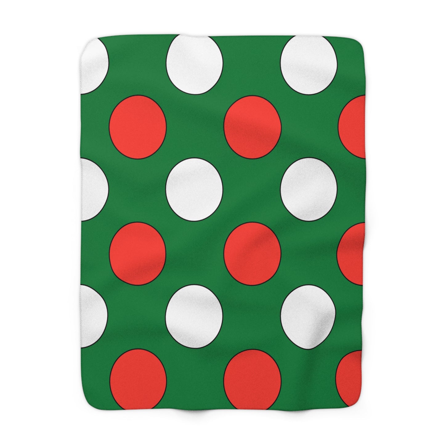 Madagascar Retro Polka Dots Blanket Throw