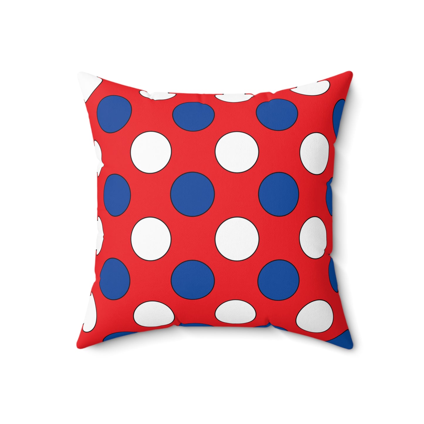 Slovakia Retro Polka Dots Cushion Pillow