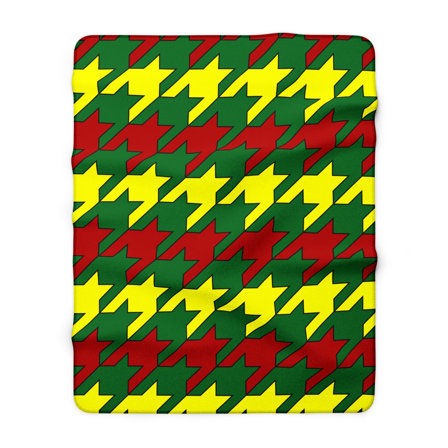 Senegal Retro Houndstooth Blanket Throw