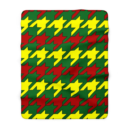 Senegal Retro Houndstooth Blanket Throw