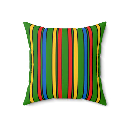 Ethiopia Retro Stripes Cushion Pillow