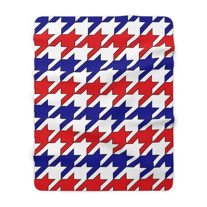 Guadeloupe Retro Houndstooth Blanket Throw