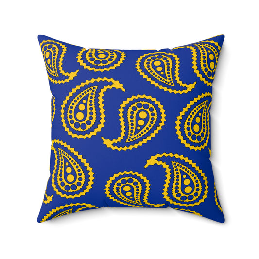 European Union Retro Paisley Cushion Pillow