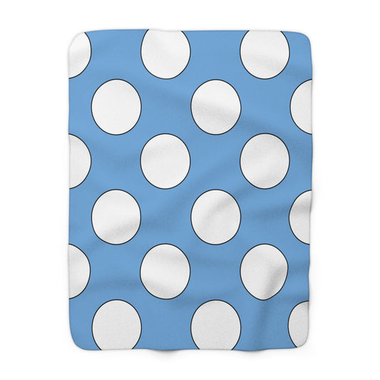 Argentina Retro Polka Dots Blanket Throw