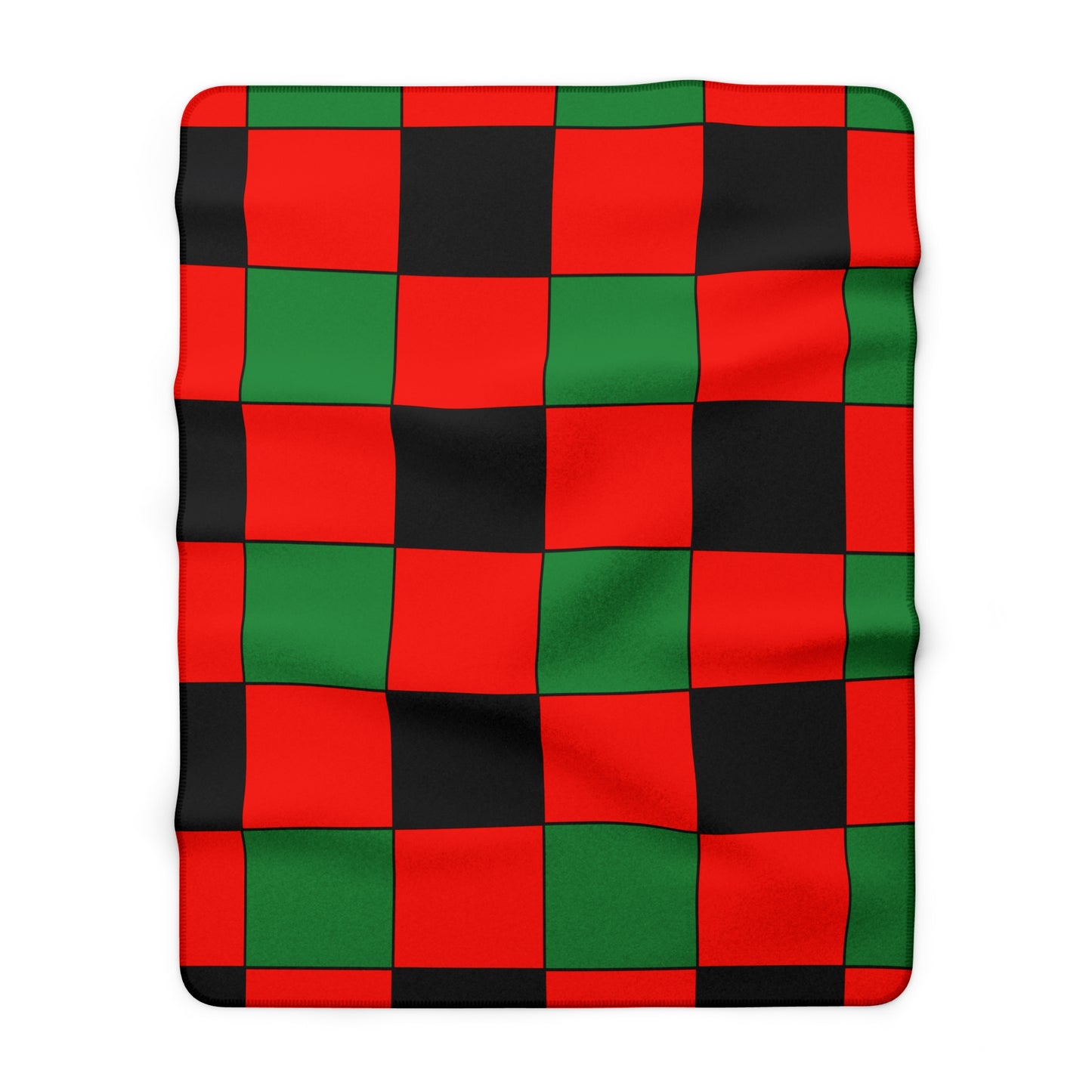 Malawi Retro Check Blanket Throw
