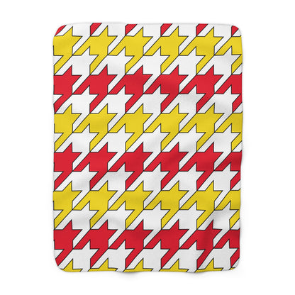 Guernsey Retro Houndstooth Blanket Throw