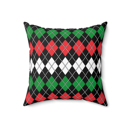 Palestine Retro Argyle Cushion Pillow