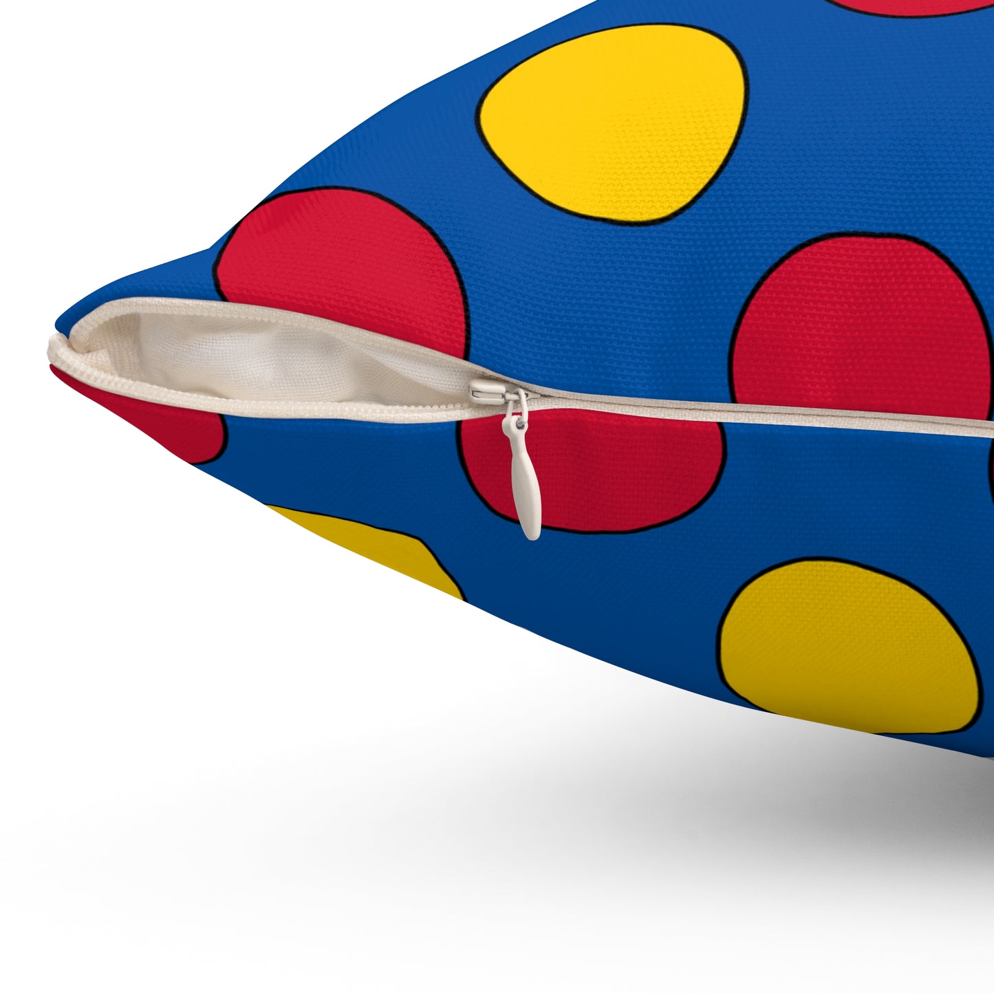 Aland Islands Retro Polka Dots Cushion Pillow