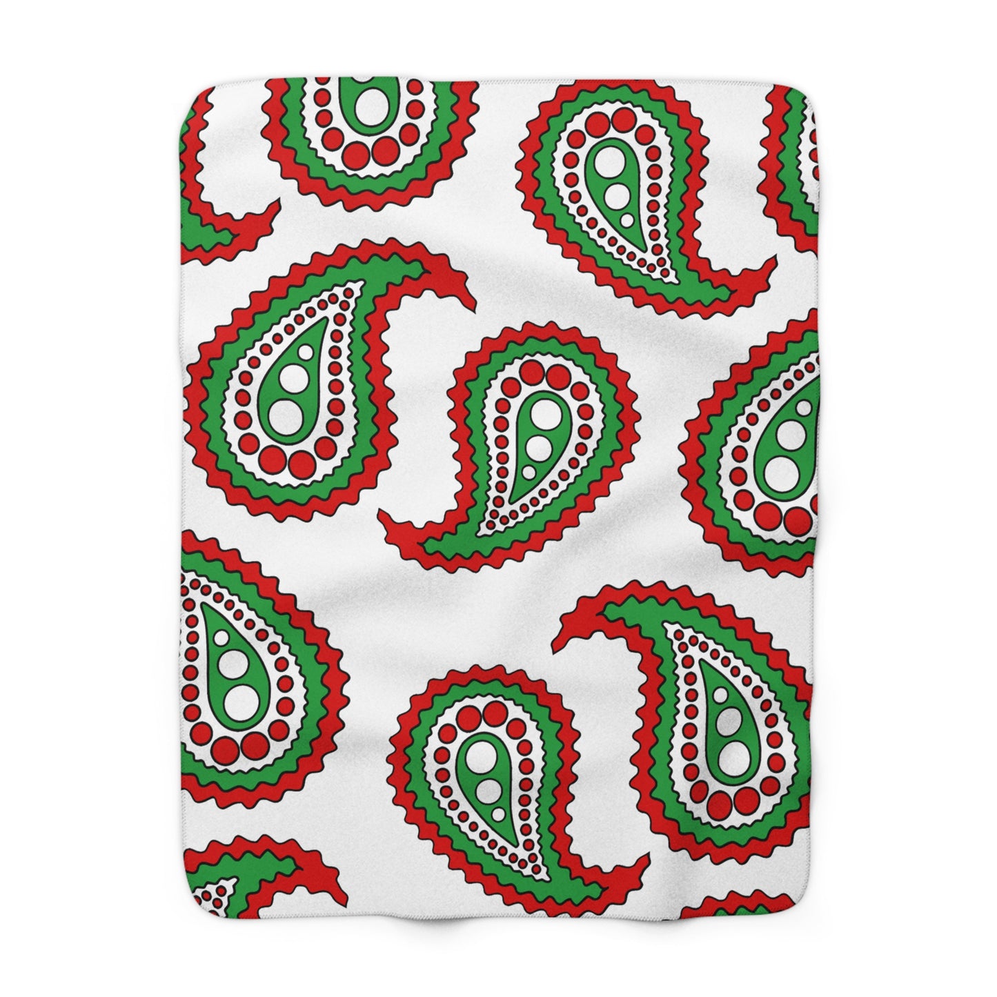 Iran Retro Paisley Blanket Throw