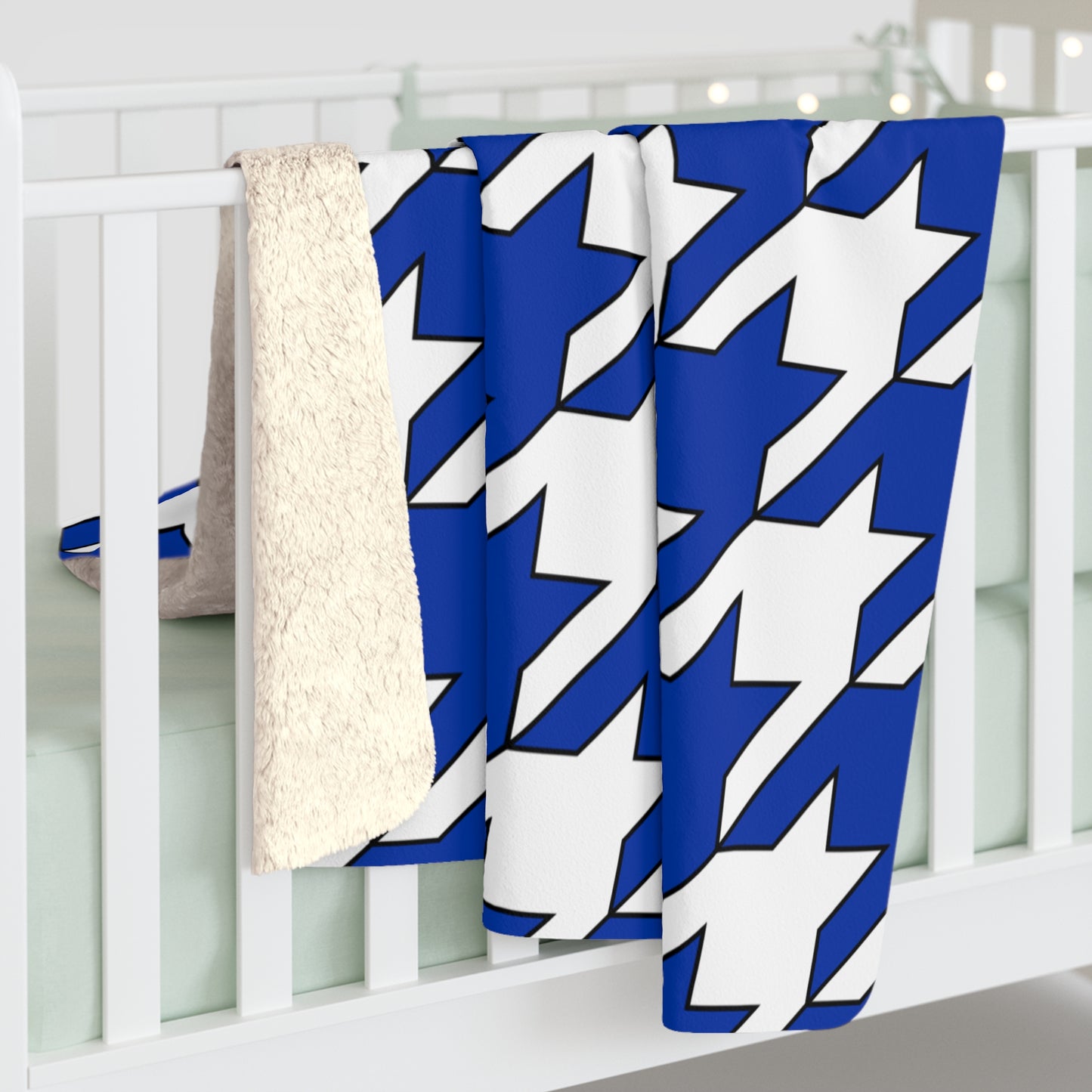 Uruguay Retro Houndstooth Blanket Throw