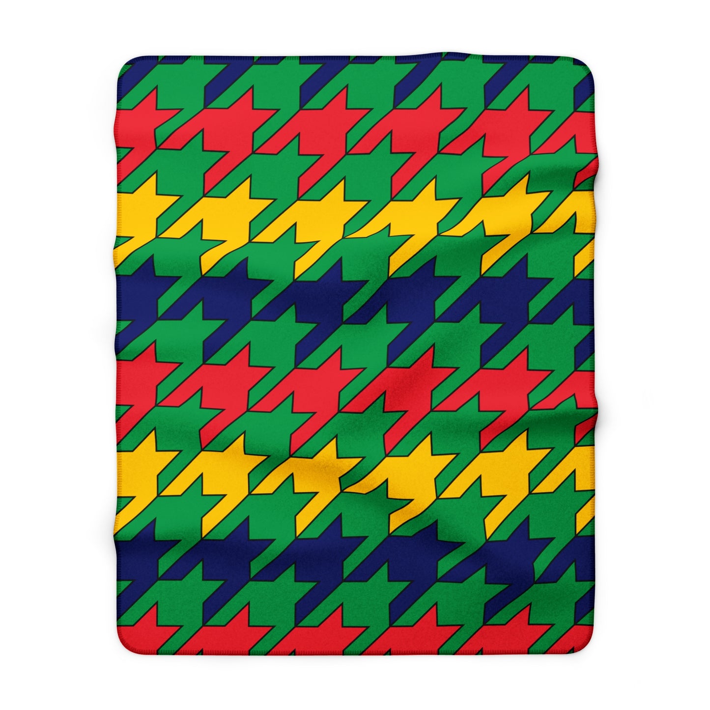 Mauritius Retro Houndstooth Blanket Throw
