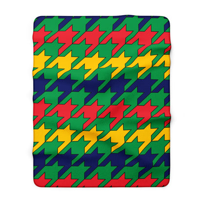 Mauritius Retro Houndstooth Blanket Throw