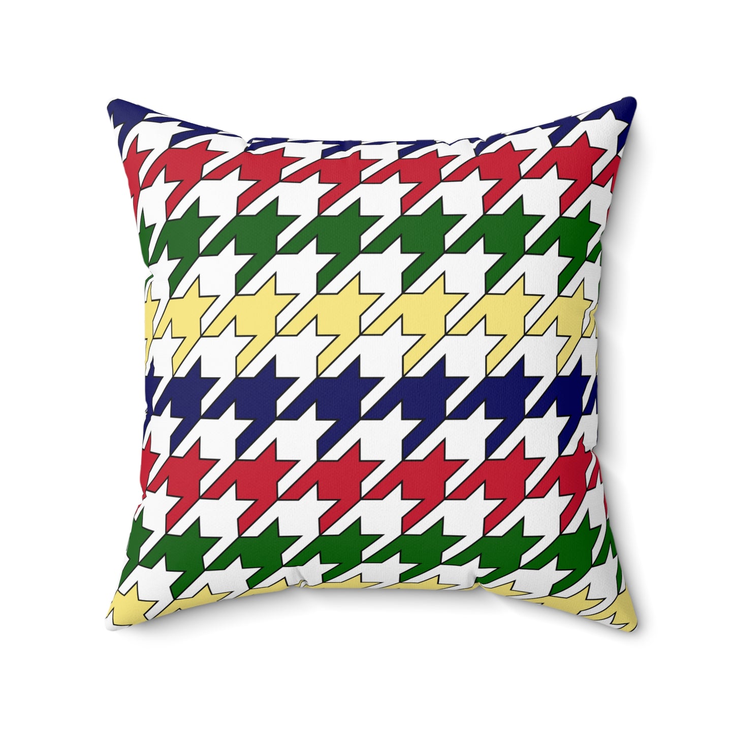 Diego Garcia Retro Houndstooth Cushion Pillow