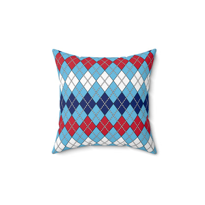 Fiji Retro Argyle Cushion Pillow
