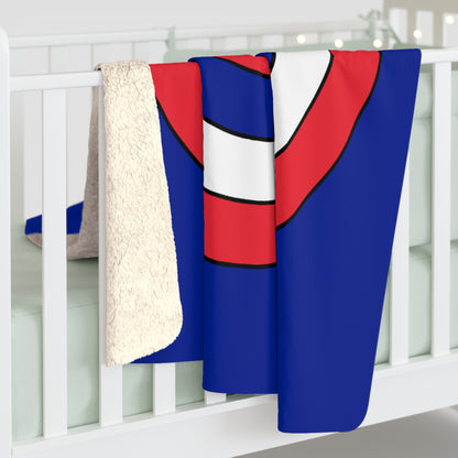 Sint Maarten Retro Target Blanket Throw