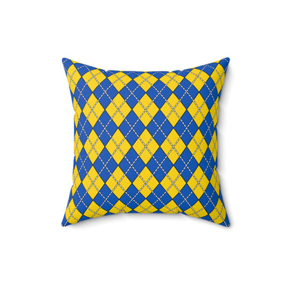 Ukraine Retro Argyle Cushion Pillow