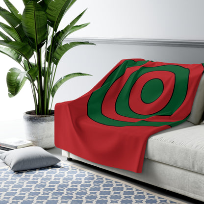 Morocco Retro Target Blanket Throw