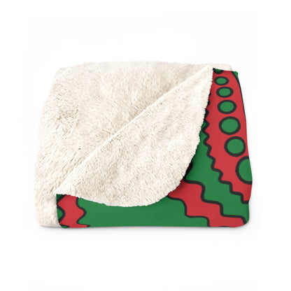 Turkmenistan Retro Paisley Blanket Throw