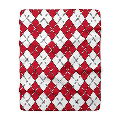 Austria Retro Argyle Blanket Throw