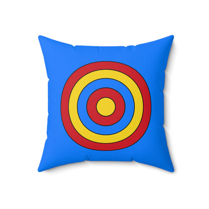 Democratic Republic of the Congo Retro Target Cushion Pillow
