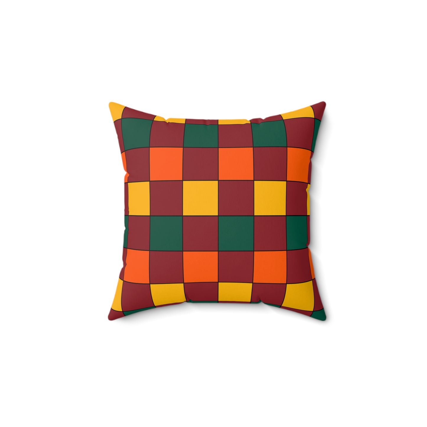 Sri Lanka Retro Check Cushion Pillow