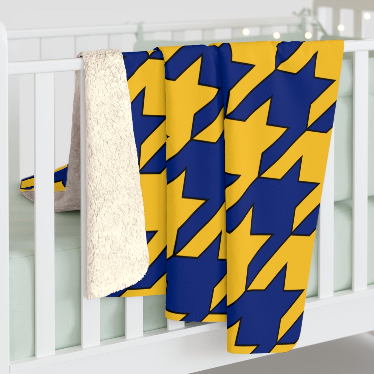 Barbados Retro Houndstooth Blanket Throw