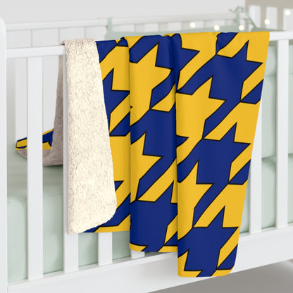 Barbados Retro Houndstooth Blanket Throw