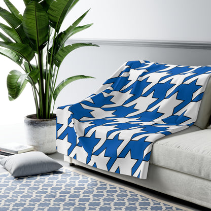 Scotland Retro Houndstooth Blanket Throw