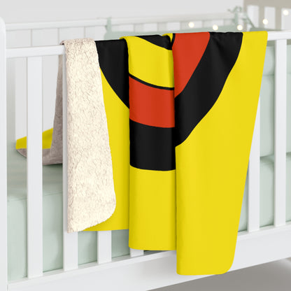 Uganda Retro Target Blanket Throw
